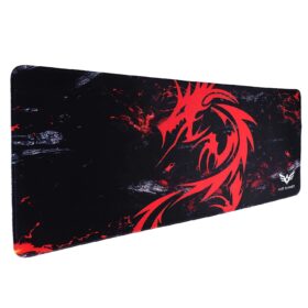 WAR HAMMER GX1050 Speed Type Gaming Mousepad (XL, Black/Red)